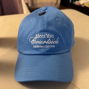 NWT - Lululemon Meet You Courtside Embroidered Baseball Cap - Poolside Blue